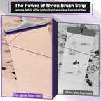 Replacement Floor Tool, Compatible with ProTeam 101446, 2 Pack Nylon Brush - Image 5
