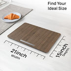 Ibyx Appliance Slider, Sliding Tray for Coffee Maker, 21 x 15 in, Brown - Image 3