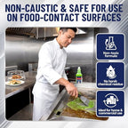 Flat Top Griddle Cleaner, Non-Caustic, Non-Toxic, Made In USA, 32 Fl Oz - Image 3