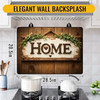 NYZE Stove Cover for Glass Top Stoves, 28" x 20" Rustic HOME Decorative Cooktop Protector, Heat Resistant Kitchen Mat Extra Counter Space - Image 2