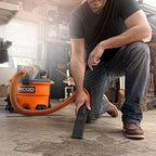 RIDGID Wet Dry Vacuums VAC1200 Heavy Duty Wet Dry Vacuum Cleaner and Blower Vac, 12-Gallon, 5.0 Peak Horsepower Detachable Leaf Blower Vacuum Cleaner with Pro-Grade Hose - Image 4
