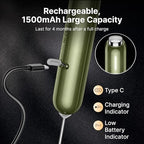 InstaWhisk Milk Frother with Variable Speed, Rechargeable Coffee Frother Wand with Detachable Double Whisk, Handheld Electric Stirrer for Latte, Cappuccino, Matcha, Almond Milk, Protein, Army Green - Image 5