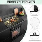 Gold Lotus Butterfly Floral Stove Top Cover for Electric Stoves - Image 6