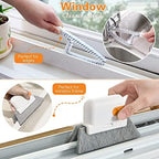 10 Pcs Venetian Window Blind Cleaner Duster Tool Set, Mini Blind Cleaner Duster Brush, Hand Held Air Conditioner Shutters Duster, Dirt Cleaner for Blind, Fan, Air Conditioner, Window Groove Gap(Green) - Image 5