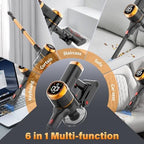 Tikom V500 Cordless Vacuum Cleaner for Home, 40000Pa/450W Stick Vacuum with LED Touch Screen, Charging Wall Dock, Anti-Tangle, Lightweight Handheld Vacuum for Pet Hair, Hard Floor, Carpet - Image 5