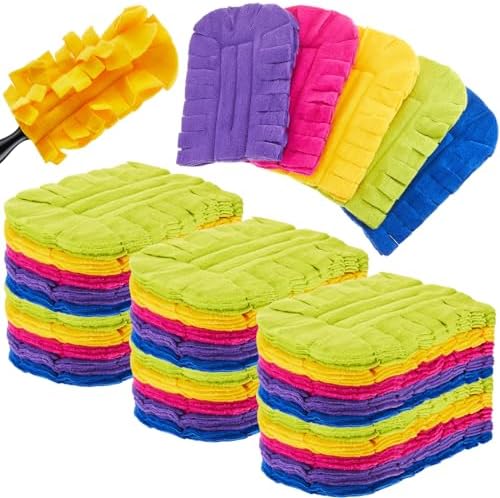 30 Pcs Reusable Duster Refills Washable Pads, Dark Color by Zubebe