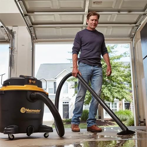 Vacmaster Professional - Wet/Dry Vac, 16 Gallon, Beast Series, 6.5 HP 2-1/2" Hose (VJH1612PF0201), Black - Image 5