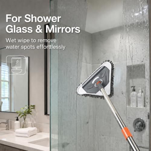 Wall Cleaner Mop with Long Handle 82 Inches,3-in-1 Ceiling Cleaner for Dust - Image 7