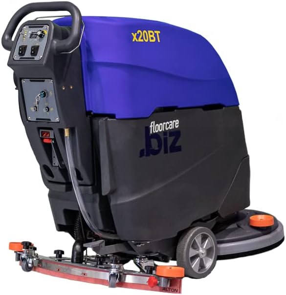 USA-CLEAN X20BT Traction Driven Auto Scrubber Machine Walk Behind - 20 inches (500mm) Cleaning Path - Two 12V AGM batteries - Rugged Brush - User-Friendly - Commercial Floor Cleaning Machines - Image 6