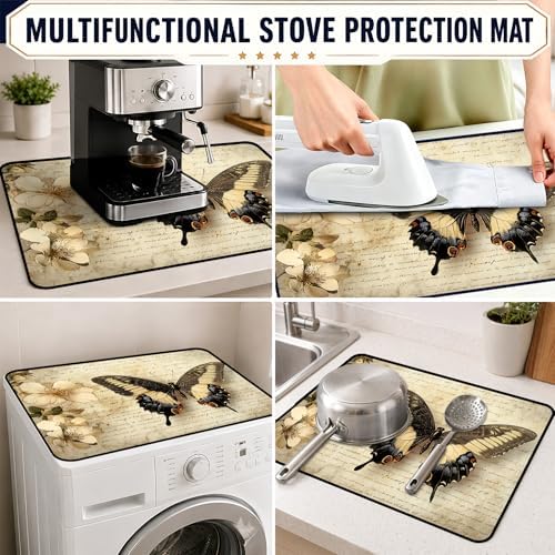 Stove Top Cover,28.5"L x 20.14"W,Heat Resistant Cooktop Protector Mat - Image 6
