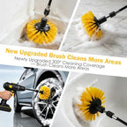 8 Pack Drill Brush Attachment Set, Power Cleaning Scrub Brushes for Drill - Image 3