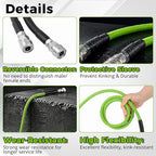 PWACCS Pressure Washer Hose 50 FT, 1/4" ID Steel Braided Power Washer Hose - Image 6