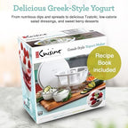 Euro Cuisine GY50 Greek Yogurt Maker with Ultra Fine Mesh Strainer Basket, BPA Free, Patented Greek Yogurt Strainer for Homemade Greek Yogurt (White) - Image 3