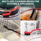 8 Pcs Crevice Cleaning Brush Set – Hard Bristle Cleaning Tools for Grout, Gaps & Narrow Spaces – Multi-Purpose Grout Brush, for Cleaning Bathroom, Shower, Window Tracks, Kitchen - Image 5