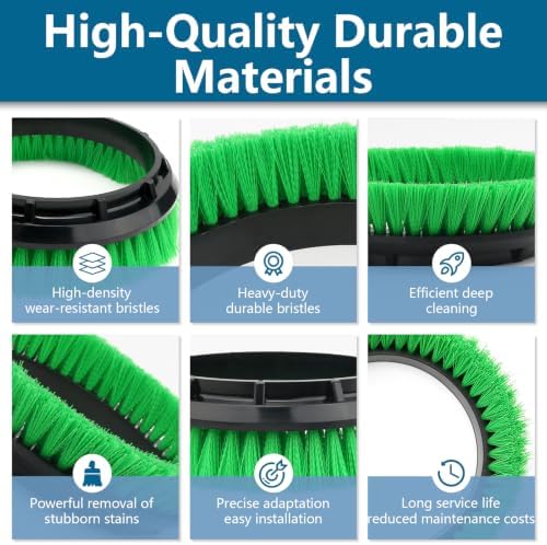 237057 Commercial Crimped Polypropylene Scrub Orbiter Brush fits for Oreck - Image 3