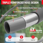 SPECILITE 75FT X 3/8" Pressure Washer Hose 4000 PSI for Hot & Cold Max 212℉ - Image 2