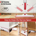 Wet Spray Mop for Floor Cleaning with 14 oz Bottle & 2 Microfiber Pads - Image 3