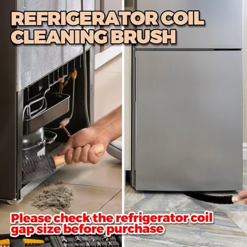 Holikme Dryer Vent Cleaner Kit 8 Pack - Household Cleaning Supplies,Long Flexible Refrigerator Coil Brush Radiator Brush,Dryer Lint Brush Home Essentials for Lint Trap Dust Vacuum Brush - Image 5