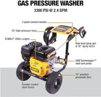 DeWalt 3300 PSI Gas Pressure Washer, 2.4 GPM, Residential Model DXPW3300-S - Image 2