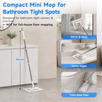 Mini Bathroom Spot Cleaning Mop, Lightweight Small Dust Mop - Image 5