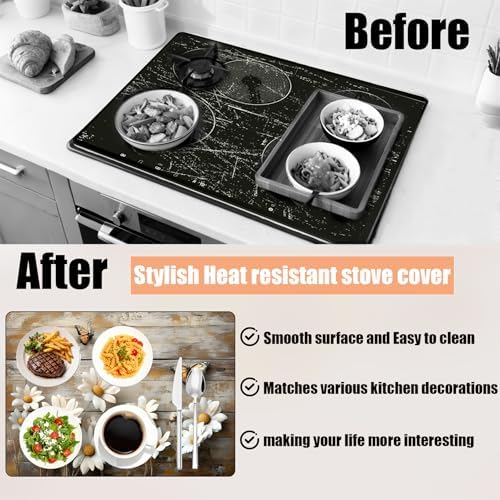 28"x20" Anti-Slip Electric Stove Top Cover - Image 2