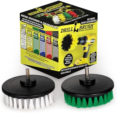 Drill Brush - Clean Stove, Oven Rack, Sink, Tile, Counter, Cabinets, Floors by Drillbrush