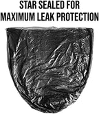 Aluf Plastics 33 Gallon Trash Can Liners (400 Count) - 33" x 39" - Thick 1.5 MIL Equivalent Black Trash Bags for Bathroom, Kitchen, Office, Industrial, Commercial, Recycling and More - Image 4