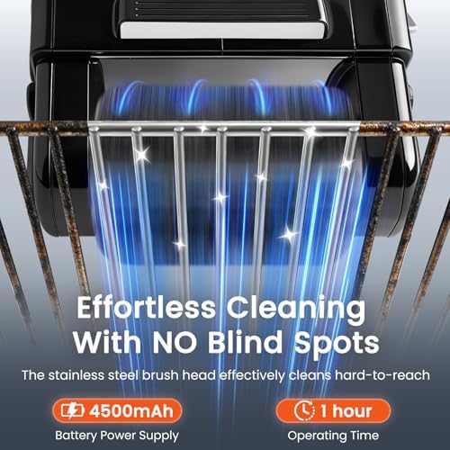 Electric Grill Brush for Outdoor,Ultra High Power Cordless BBQ Cleaner - Image 3