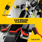 Holikme 22Pack Drill Brush Attachments Set, Scrub Pads & Sponge, Buffing Pads, Power Scrubber Brush, Car Polishing Pad Kit,Wax Applicator Pad,Car Cleaning Kit，Cleaning Supplies，Masonry Brushes,Black - Image 5