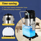 40L/11gal Commercial Carpet Cleaner Machine, 1034W Heavy Duty Extractor Vacuum Washing Machine Multifunctional Cleaning Machine With Mobile Tires Carpet Sofa Curtain Cleaner (2 Packages) - Image 5