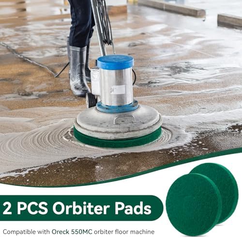 12 Inch Cleaning Orbiter Pads 437.056 for Oreck 550MC Orbiter Floor Machine - Image 2