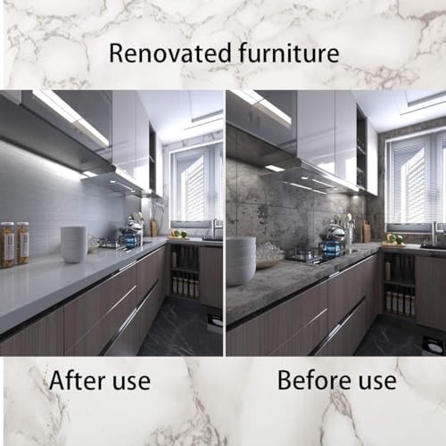 Stainless Steel Contact Paper Peel Stick Countertops Silver Vinyl Wrap - Image 5