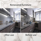 BAYYA Extra Wide Stainless Steel Contact Paper for Appliances 48"x157" Stainless Steel Vinyl Wrap Silver Metallic Wallpaper Peel Stick Kitchen Oil Proof Waterproof Sticker Aluminum Foil Wallpaper - Image 5