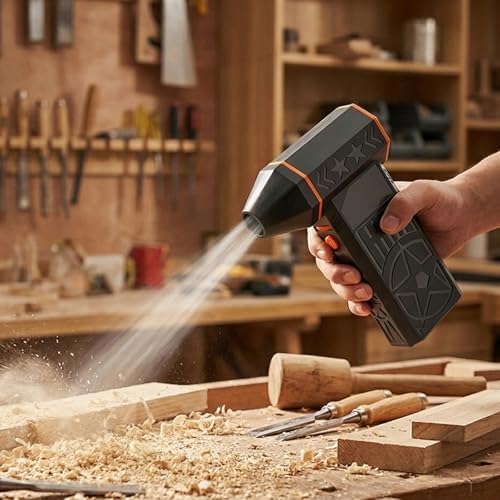 170000RPM Electric Air Duster Rechargeable Cordless Cleaner for Gaming Setup Keyboard PC Console Repair Tool with Multi Nozzles Compressed Air Alternative - Image 4