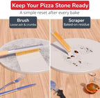 Senwosa 26” Pizza Oven Brush with Stone Scraper - Heat Resistant - Image 4