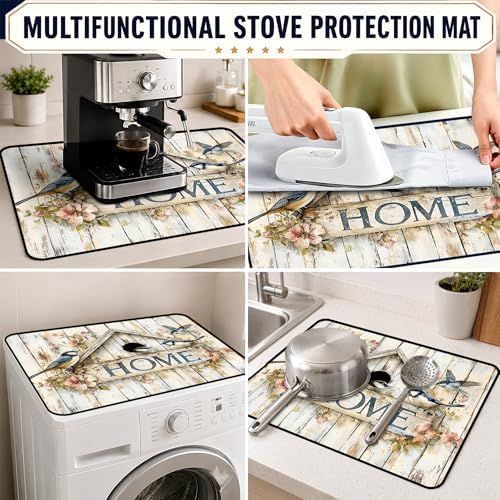Stove Top Cover,28.5"L x 20.6"W,Heat Resistant Cooktop Protector Mat - Image 6