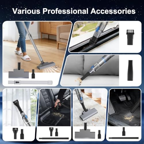 Handheld Vacuum Cleaner Car Vacuum with Multiple Accessories VA004 - Image 4