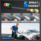 Heavy Duty Pressure Washer 5000PSI,Adjustable Pressure,4.0 GPM Electric Power Washer with 4 Nozzles,Foam Cannon,33FT Hose and 500ml Soap Bottle for Home/Cars,Blue - Image 7
