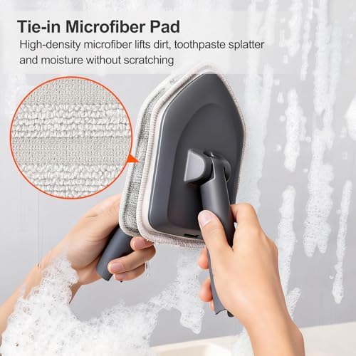 CLEANHOME Tile Tub Scrubber Brush for Cleaning Toilet Wall,Bathtub,Sink - Image 5