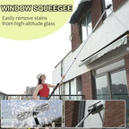 【Upgrade Anti Rotation 】 36ft High Reach Duster Kit,5-36ft Lightweight Aluminum Alloy Extension Rod,7-Piece Set,210° Steering Head Clean Various Angle,for Cleaning Ceiling,High Wall - Image 4