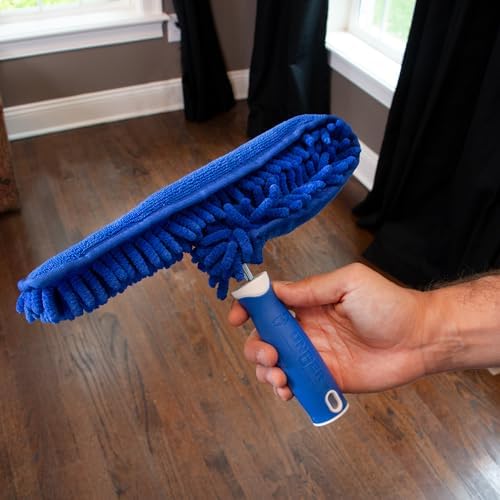 UngerConnect and CleanMicrofiberCeiling FanDuster,Household CleaningSupplies,Reusable and MachineWashableSleeve Compatible with ThreadedPoles for HigherAccess 2inch Brush Thickness(Pack of 6) - Image 2