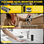 Cordless Vacuum Cleaner for Dewalt 20V Battery, 6 in 1 Handheld Electric Vacuum Cleaner with HEPA Filter and LED Light, 46 CFM Portable Hand Vacuum for Floor, Carpet, Car (Battery Not Included) - Image 5