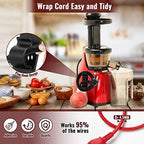 Jeymei 6Pcs Black Cord Organizer for Kitchen Appliances & 4-Pack Damp Clean Duster Sponge Pink - Image 2