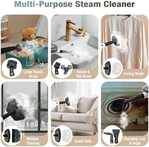 11-in-1 Steam Mop, Powerful Handheld Steam Cleaner for Home with 23FT Cord - Image 6