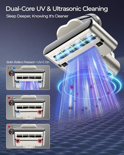 Teant Cordless Mattress Bed Vacuum, 18kPa Suction & LED Display, Model MV01 - Image 5