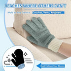MIG4U 4 Pairs Microfiber Gloves - Dusting Gloves for House Cleaning - Washable Blind Cleaner Duster Tool (Blue/Pink/Gray/Navy,S/M) - Image 6