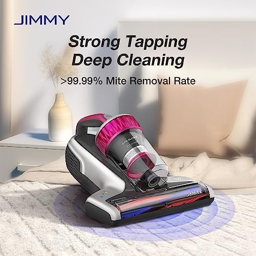 Jimmy WB73 Bed & Mattress Vacuum Cleaner with UV Sanitizer & Ultrasonic – Handheld Dust Remover with Smart Dust Sensor, HEPA Filtration for Pet Hair & Allergies (Corded) - Image 2