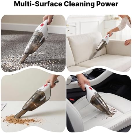 Shop-Vac Wet/Dry Handheld Vacuum Cordless, Wall-Mounted Hand Vac, White - Image 6