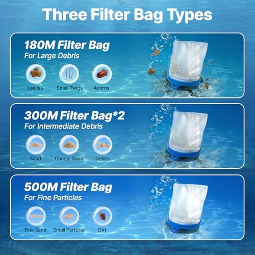 OGERY Pool Vacuum for Above Ground Pool, 18.5GPM & 50KPA Powerful Suction - Image 6