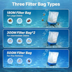 OGERY Pool Vacuum for Above Ground Pool, 18.5GPM & 50KPA Powerful Suction - Image 6